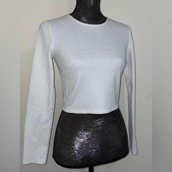Long Sleeve Crop Top - Picture 3 of 14